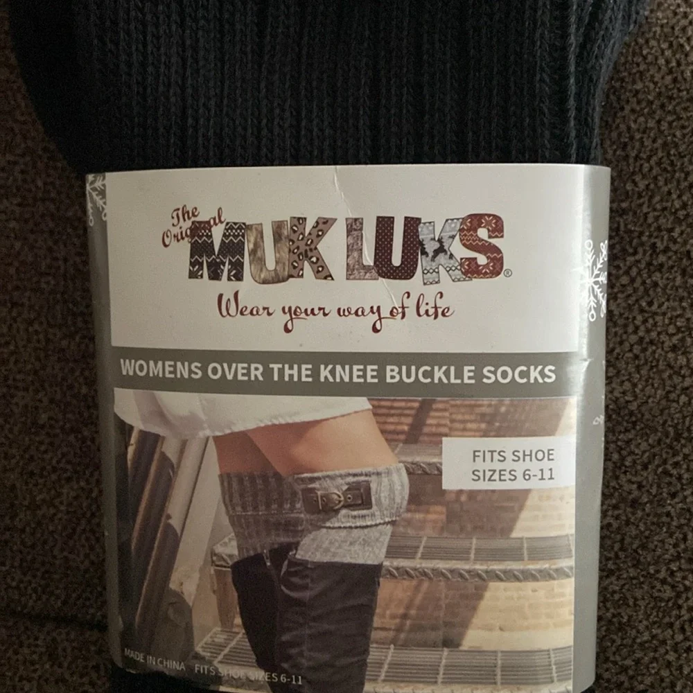 NWT MUK LUKS 3 pairs over the knee boot socks - Picture 5 of 7